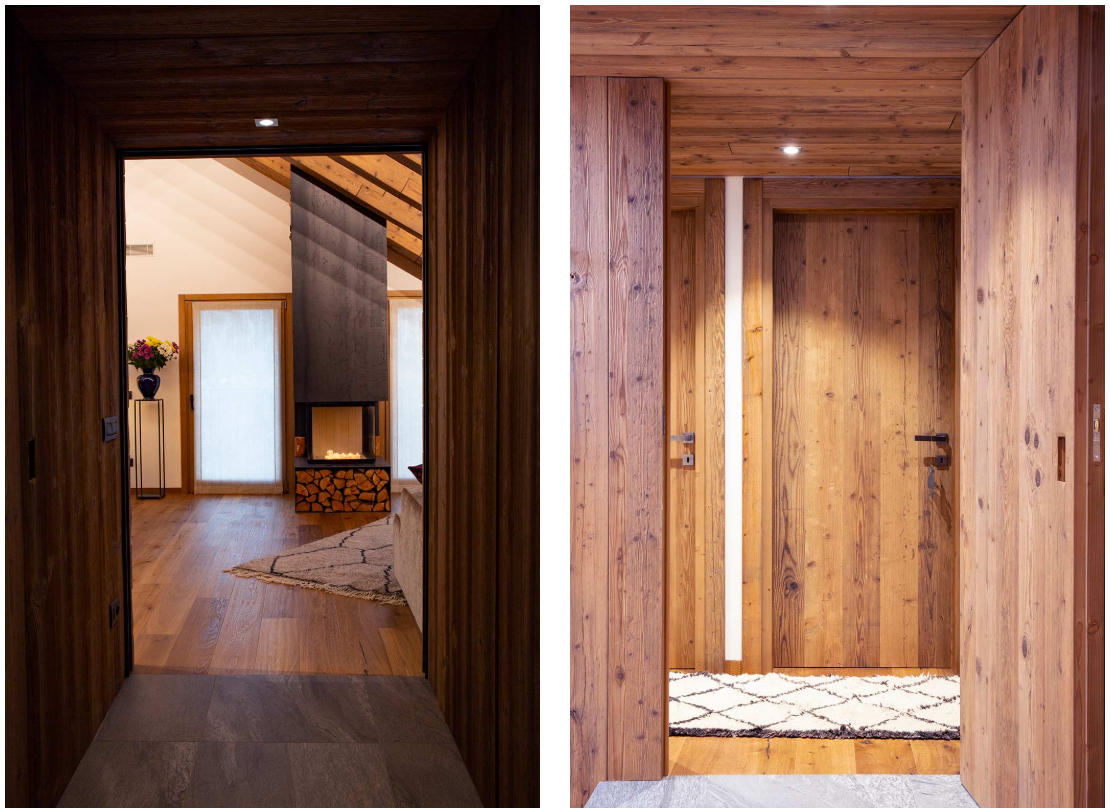 Casa Maloja, Svizzera. Maniglia DIANA Studio Olivari