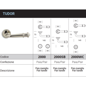 TUDOR Door Handle 2000