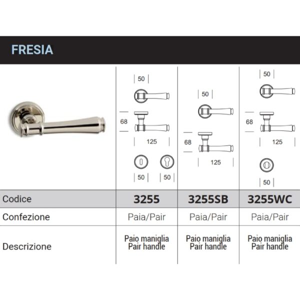 FRESIA Door Handle 3255