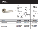 CASSIA Door Hanlde 3250 Dimensions