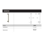 BORBONE Pull handle 2605 - 300 millimeter