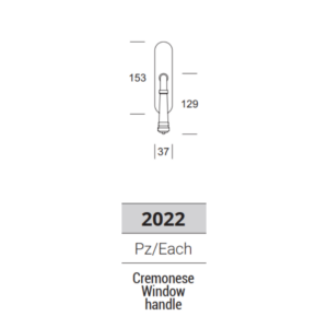 BORBONE Window handle 2022