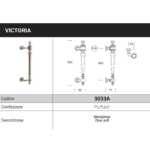 VICTORIA Pull handle 3033A - 400 millimeter